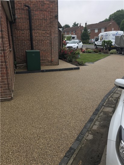 Complete resin driveway